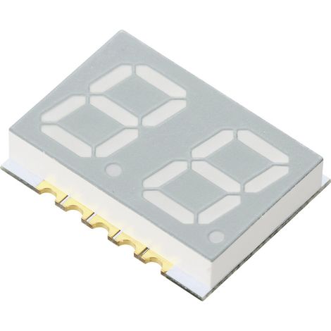 TRU COMPONENTS  SMD-LED   Rot 9 mcd    Zweiziffern-Display