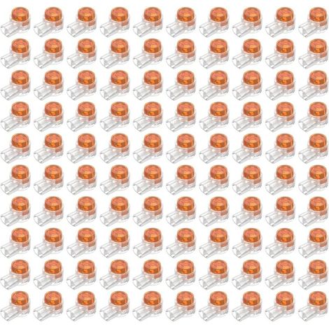 100pcs Scotchlok UY connecteur étanche, connecteurs de câble remplis de résine pinces de connexion pour jardin et extérieur robot tondeuse à gazon--TRIMEC (1/5)