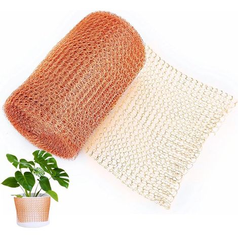 Kupferband gegen Schnecken 12,7 cm x 6 m Kupfernetz Kupferdraht gegen Schnecken Kupfer Schneckennetz zum Schutz des Gartens Orange (1/5)