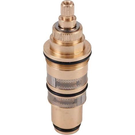 Promotion Robinet thermostatique de douche en laiton avec cartouche et poignée pour mitigeur de douche (1/4)