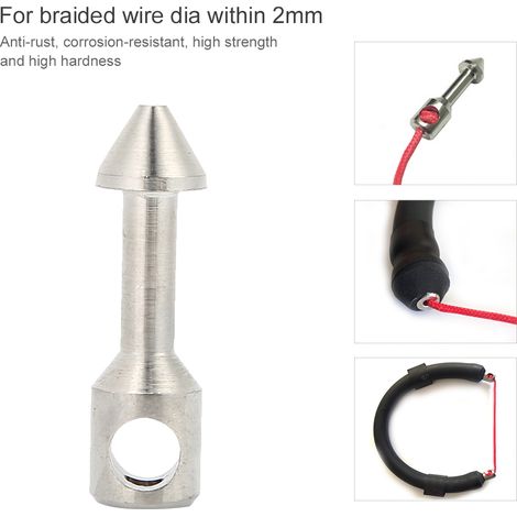 2/6PCS Bande Élastique pour Arbalète de Chasse Sous-Marine en Acier Inoxydable - Accessoire de Tir Sous-Marin (1/4)