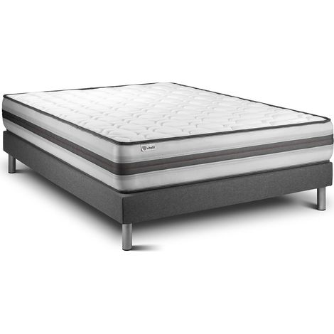 Matratzenset VITAL POWER RECOVER 180 x 220 cm Bettrahmen Kit grau (1/5)