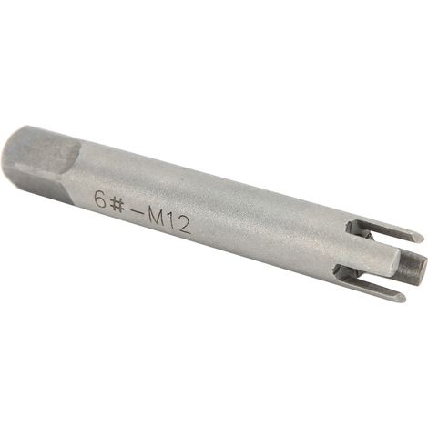 Extracteur de tarauds M12 à 4 griffes en acier rapide, tige carrée, pour vis cassées. (1/5)