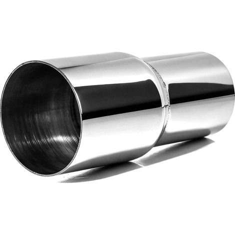 Adaptateur de Tuyau d'Échappement, Universel Acier Inoxydable Rallonge de Pot d'Échappement Manchon de Réparation Résistant à la Chaleur pour Auto (Ø51mm-60mm/2,0”-2,36”)