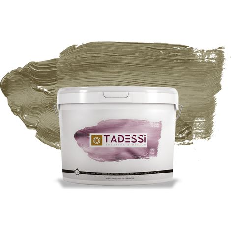 TADESSI Color Vista Wandfarbe Grün - Khaki - Mocha - Matte Dispersionsfarbe - Innenfarbe für Wand und Decke (1/5)