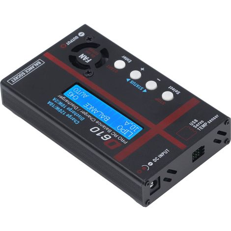 Chargeur équilibreur lipo 120W 10A avec déchargeur intelligent pour 1-6s LiFe LiHV Li-ion 1-15s NiCd NiMH 2-20V prise EU 220V (1/5)