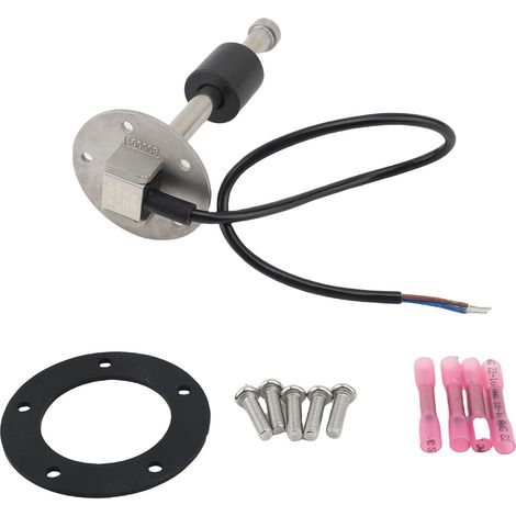 Unité d'envoi de réservoir de carburant de voiture 240-33ohm capteur de niveau d'eau à flotteur à induction magnétique en acier inoxydable pour véhicule d'ingénierie de yacht RV 175 mm / 6,9 pouces. (1/2)