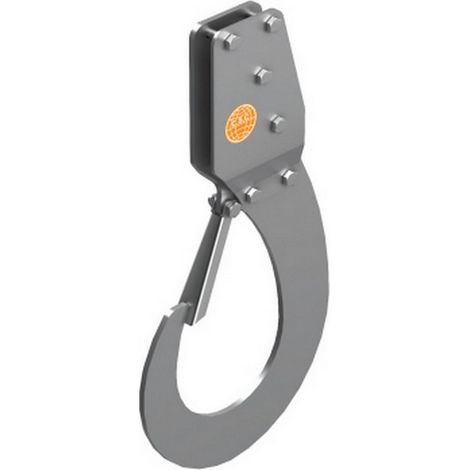1PZ GANCIO SOLLEVAMENTO AUTOBLOCCANTE PONTEGGIATORI portata kg 50 cm