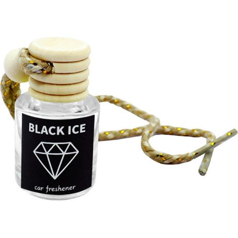 Diffuseur de désodorisant pour voiture, 8 ml à suspendre pour automobile, revitalisez votre conduite (glace noire) (1/5)