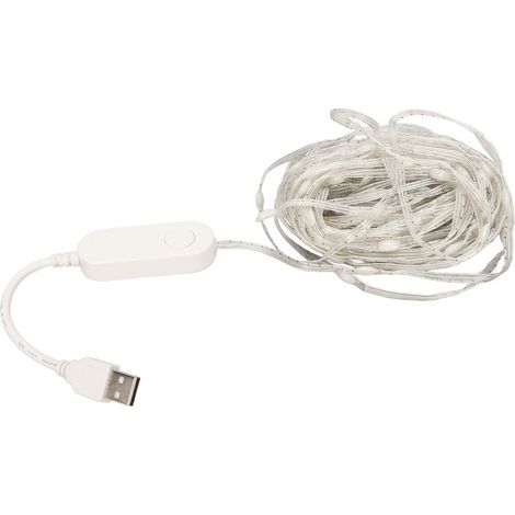 Guirlande Lumineuse LED Bluetooth avec Variateur, Télécommande APP et USB, Lumière Colorée pour Jardin et Chambre (1/5)