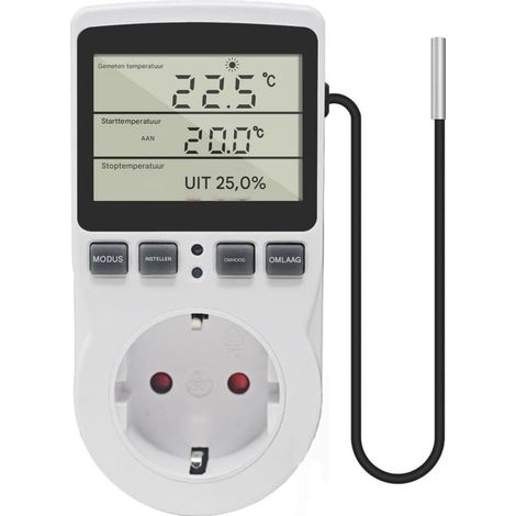 Socket Regulateur of Of Digital Heating Cooling with Minuteur Probe (Socket UE) (1/5)
