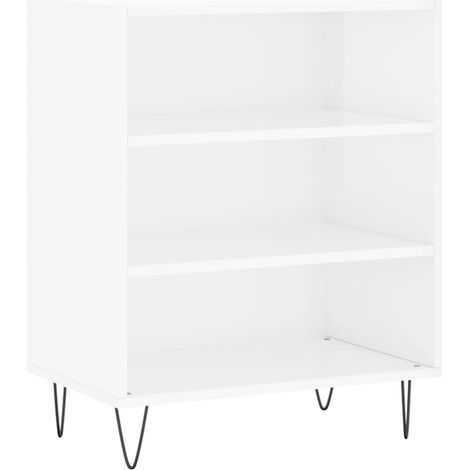 Maison Exclusive - Credenza Bianco Lucido 57x35x70 cm in Legno Multistrato