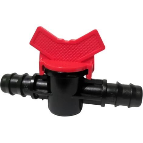 Mini-vanne de raccordement tuyau à tuyau 16 mm, lot de 100 (1/4)