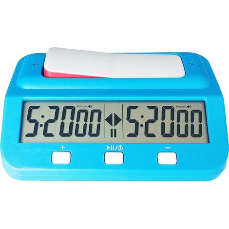 Multifunktionaler digitaler Schachtimer mit elektronischem Countdown (blau)