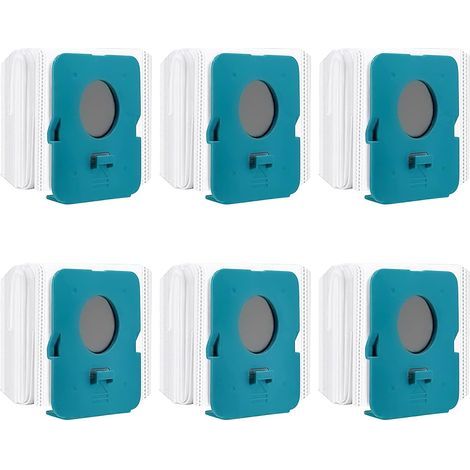 6 Pièces Sac à Poussière Clean Station pour SAMSUNG BESPOKE VS20A95923W, Sacs de Rechange pour Aspirateur, Sacs d'Aspirateur, Accessoires pour Aspirateurs (1/5)