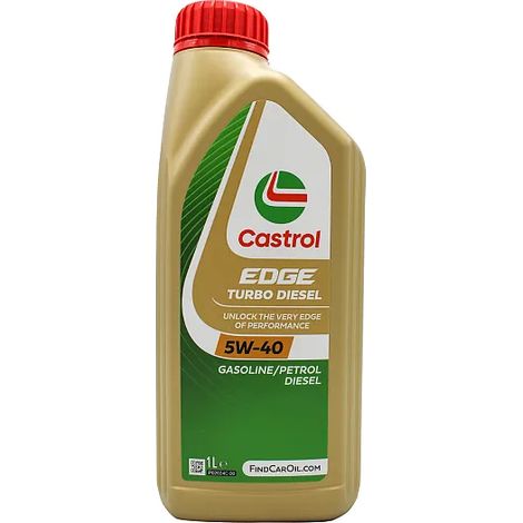 Olio Motore Castrol EDGE Turbo Diesel 5W-40: Protezione Potenziata con Fluid Titanium (1/3)