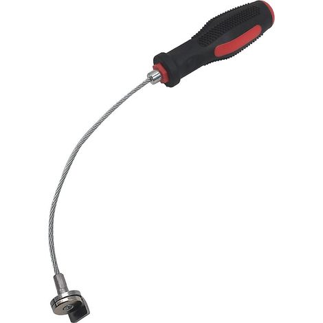 Dévisseur magnétique de bouchon de vidange d’huile, outil de retrait pour bouchons métalliques, accessoire pratique pour vidange automobile, entretien moteur et garage (1/5)