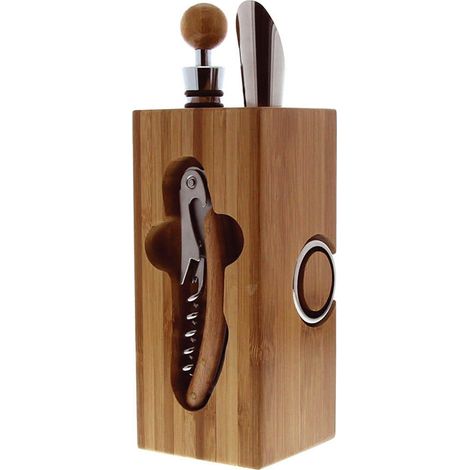 Bloc sommelier bois 5 pieces