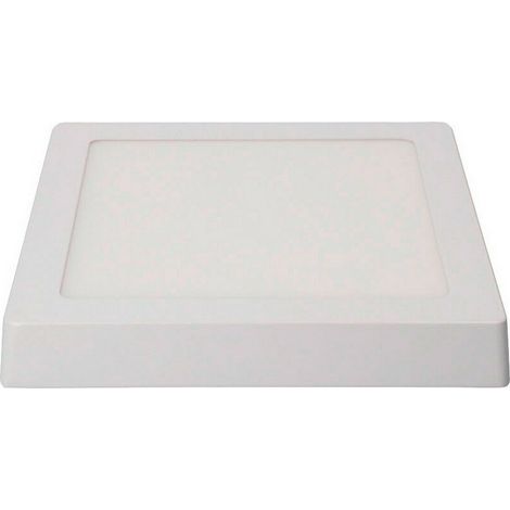Plafoniera quadrata a LED EDM - 23cm - 20W - 1500lm - 6400K - Bianco - 31595 (1/4)