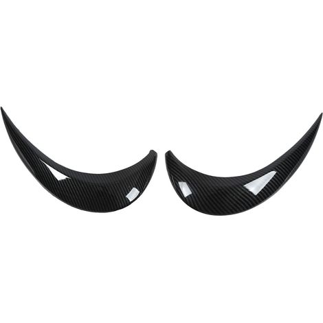 Phares Sourcils Gauche Droite Fibre Carbone Design Aérodynamique Élégant Protection Auto (1/5)