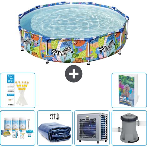 Bestway Piscina Bestway Steel Pro Redonda - Selva - 305x66 cm - 7-piezas  S128 (1/5)