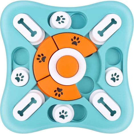 Ralentissez à Manger des Jouets, Jouet Intelligence Chien Gamelle, Puzzle Interactif pour Chiots, Chats, Petits, Moyens et Grands Chiens l’ Entraînement (1/5)