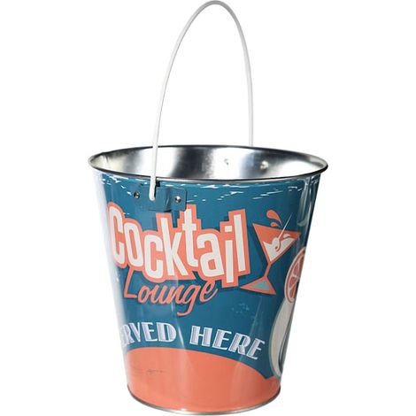 Petit seau à bière en métal Modèle Cocktail