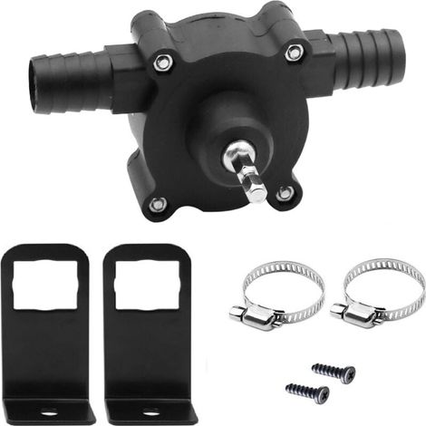 Mini pompe à eau portable, pompe Z, pompe de forage, transfert de gazole, pompe à eau électrique manuelle pour le transfert de liquides, gazole, essence, pompe auto-amorçante, irrigation, (1/4)