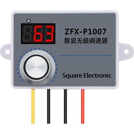 Régulateur de vitesse ZFX-P1007, contrôleur de vitesse de ventilateur réglable par commutateurs PWM (1/5)