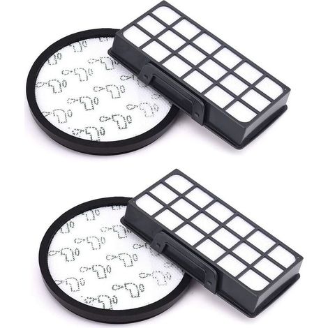 Filtres HEPA pour Rowenta X-Trem Power Cyclonic RO6984EA RO6941EA RO6963EA RO6921EA RO6971EA RO6993EA (Modèle RO69XX) Aspirateurs, Filtre de Rechange Accessoires ZR006001 (Lot de 2) (1/5)