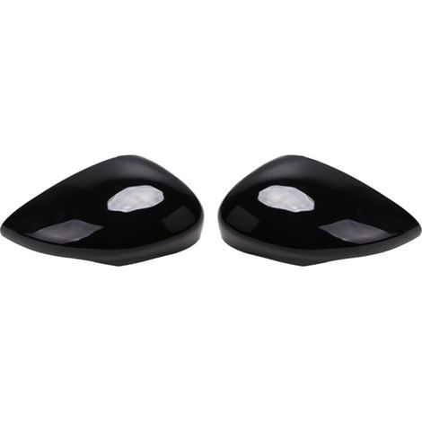 Capuchon Rétroviseur Latéral Noir Brillant pour Ford Fiesta 2009 2015 (1/4)