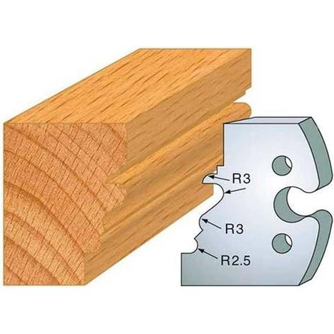 Jeu de 2 Contre-fers Profilés Acier HT 48 x 5,3 mm - N°213 Baguette style Louis XV - NE COUPE PAS car Contre-fers - Diamwood