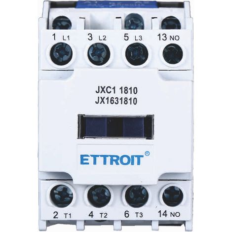 ETTROIT JX1631810 JXC1 Dreiphasen-Schütz AC 24 V 50/60 Hz Spule 3P 3 Pole Normalerweise offen Ie 18 A Ue 380 V (1/3)