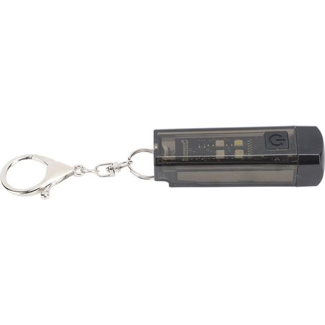 Lampe porte-clés en plastique, 2 modes d'éclairage, magnétique, rechargeable par USB, mini, portable, de poche, lampe d'urgence pour le camping, la randonnée et la pêche. (1/5)