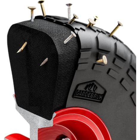 Foldable hand truck 200kg capacity pneumatic wheels (1/4)