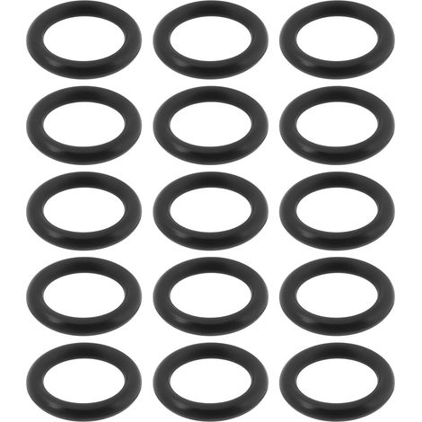 50 Pcs O-Rings Compatible with 3-3/4" Cobra Action Figure Belts Black (15.8x11x2.4mm) (1/5)