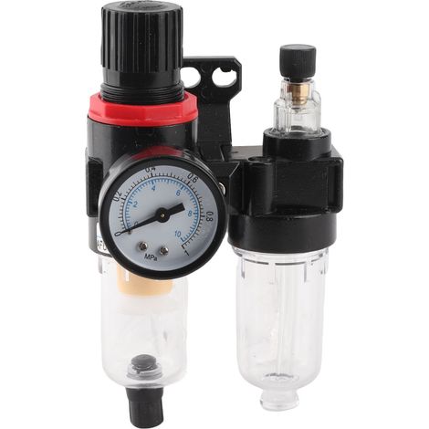 Régulateur pression filtre air compresseur aérographe séparateur eau (1/5)