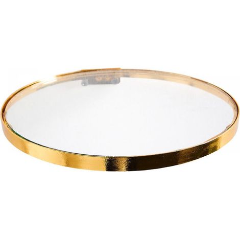 Étagère murale - Étagère décorative murale dorée, étagère flottante en verre Étagère flottante moderne et minimaliste, finitions soignées, facile à utiliser, petite étagère flottante (1/5)