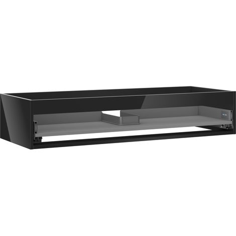 Mexen Box-A corps de meuble-lavabo 120 cm, 1 tiroir, noir brillant - 91AX0-1200-235-1-70 (1/4)