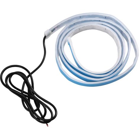 Bande lumineuse de démarrage 12 V pour éclairage de conduite, étanche, à installer soi-même, style néon blanc. (1/5)