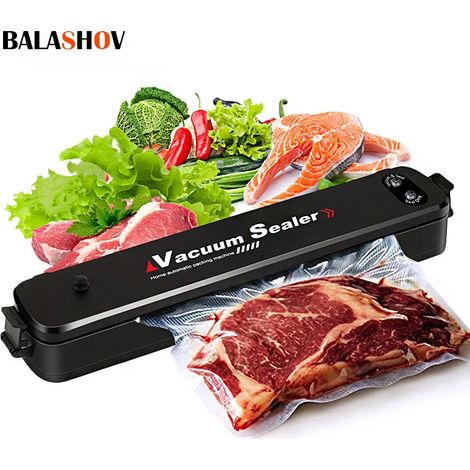 Machine à sceller sous vide avec prise UE, emballage sous vide de cuisine, petits bancs, cadeau gratuit, sacs économiseurs, 10 pièces