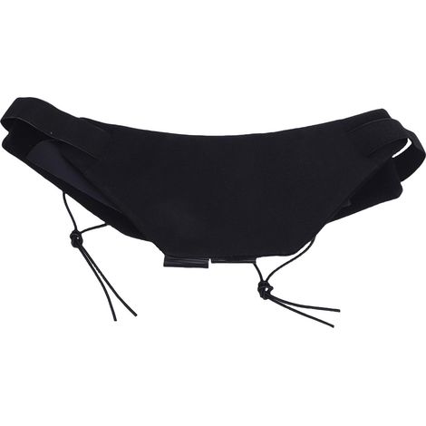 Protège-cou universel coupe-vent, gilet de protection, coussinet en nylon noir pour activités de plein air (1/5)