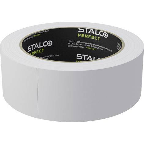 Ruban ondulé en PVC Stalco 38 x 25 m blanc S-38338 (1/2)