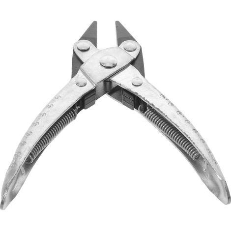Pince à Becs Fins de Précision à Ressort, Outil de Fabrication de Bijoux, Pince Parallèle Petite Taille en Acier Forgé, pour Perlage et Réparation de Chaînes, Utilisation (1/4)