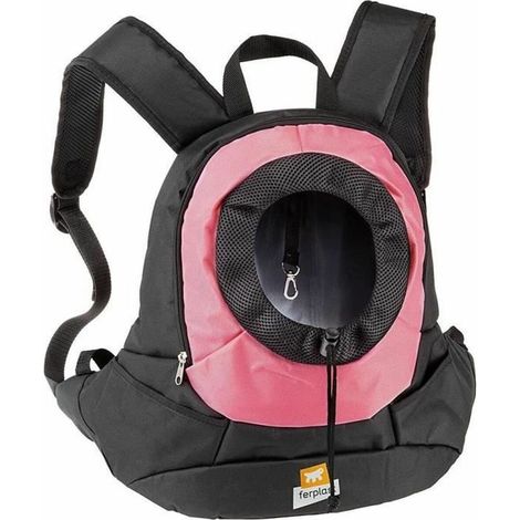 Ferplast KANGOO Zainetto per cani. Due misure.. Variante SMALL - Misure: 37 x 16 x h 36.5 cm - Rosa