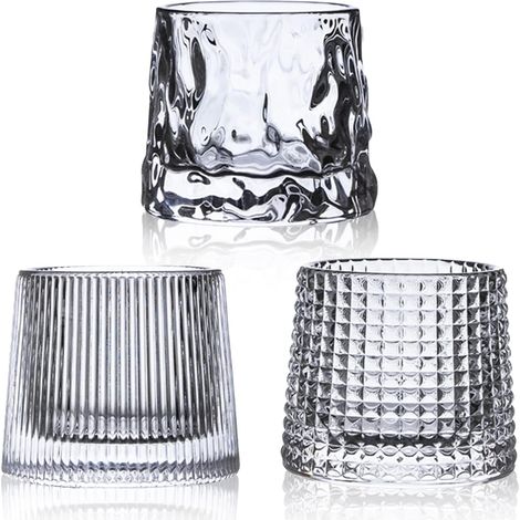 Verres à Whisky en Cristal – Lot de 2, Design Classique