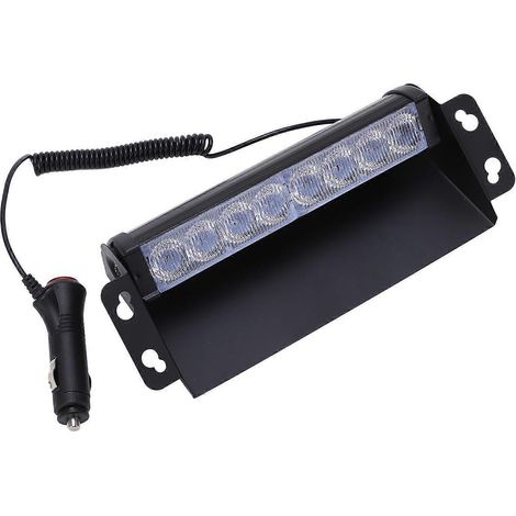 LED-Auto-Blitzlicht, blinkende Warnleuchte, rot/blau, ultrahell, 6000K, universell