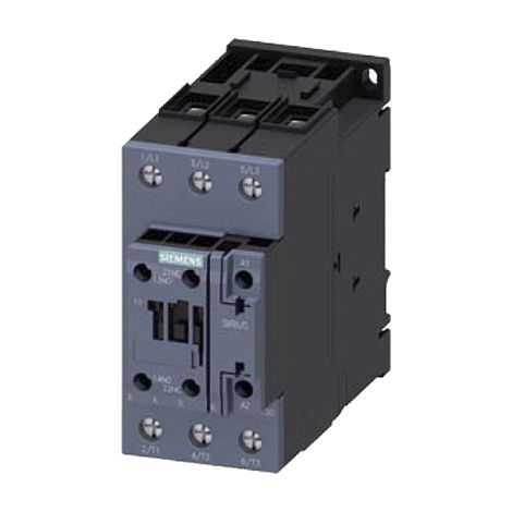 Relais de contrôle Siemens 3RT2, 3NO, 40 A, 24 V c.a. ( Prix pour 1 )
