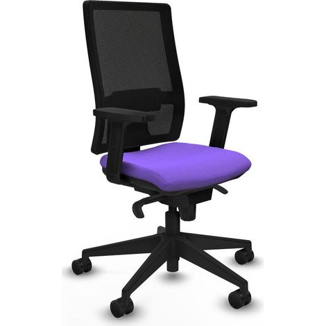 Piqueras et Crespo 2D066N0 Silla de oficina lila ajustable (1/3)