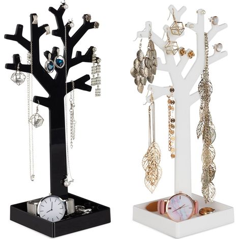 Soporte para joyas en forma de arbol juego de 2